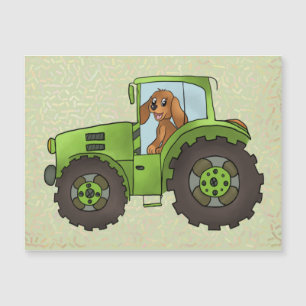 Trecker mit Hund
