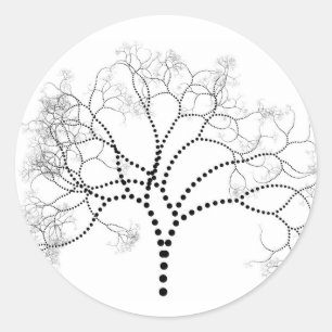 TREE3 CLASSIC ROUND STICKER