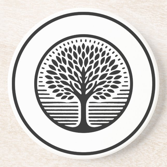 Tree 02 coaster (Front)