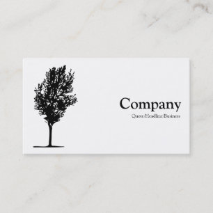 Tree 07 - White Business Card