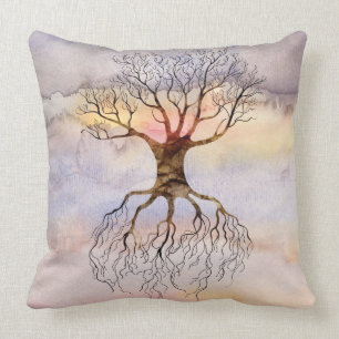 Tree Against The Sky Cushion