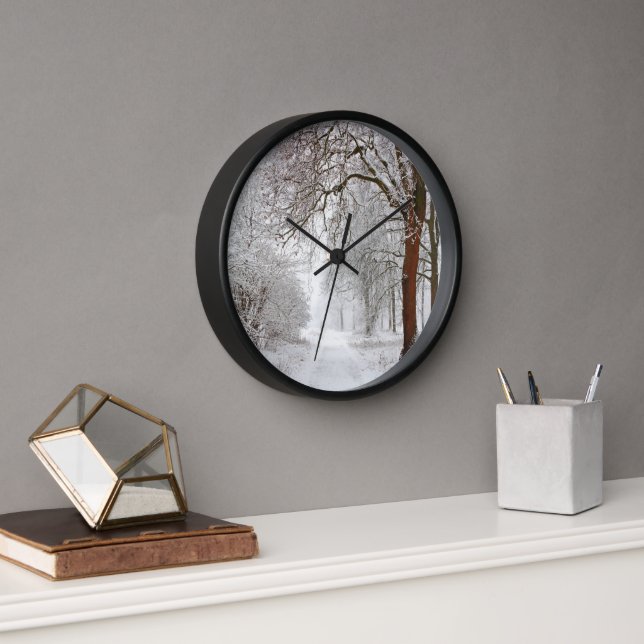Tree Alley | Stupinigi Parc, Italy Clock (Office)