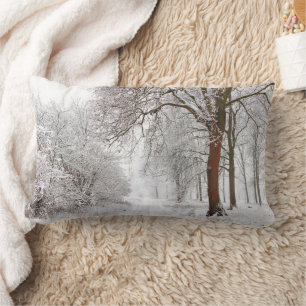 Tree Alley Stupinigi Parc, Italy Lumbar Cushion