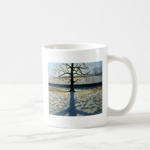 Tree and Shadow Calke Abbey Derbyshire Coffee Mug