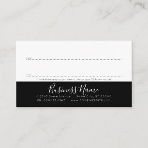 tree appointment card