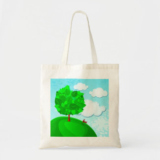 Tree background, bag