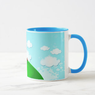 Tree background, mug