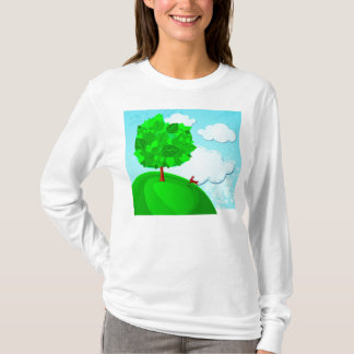 Tree background, t-shirt