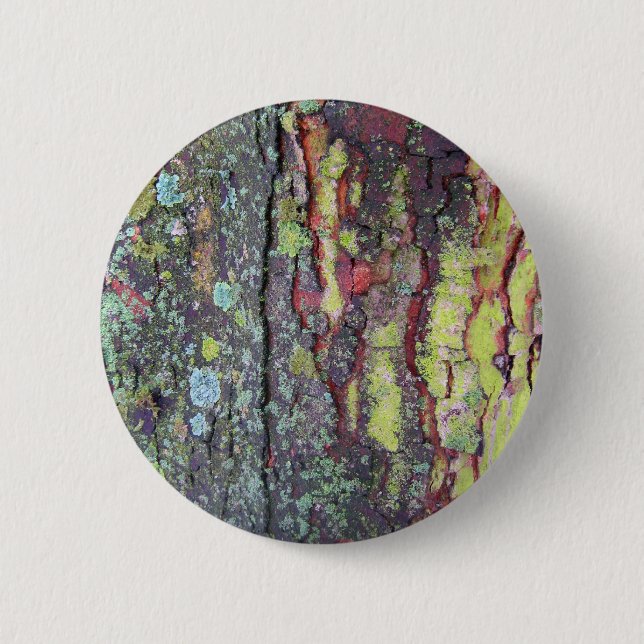 Tree Bark 6 Cm Round Badge (Front)