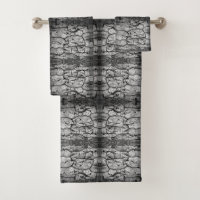 Tree Bark Black And White Photo Closeup Pattern