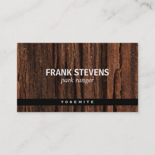 Tree Bark Business Card