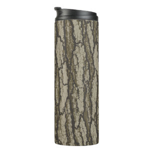 Tree Bark Camo for Men Hunting Thermal Tumbler