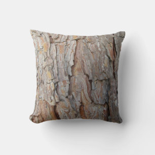 Tree Bark Fall Autumn Patterns Cushion