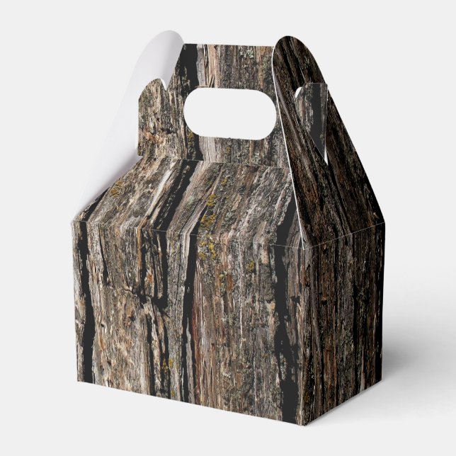 Tree Bark Favour Box (Front Side)