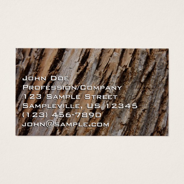 Tree Bark I Natural Abstract Textured Design (Front)