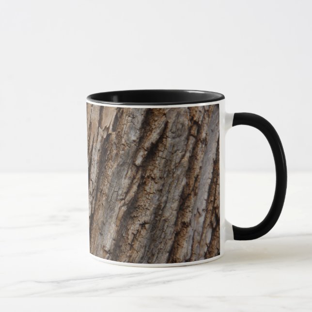 Tree Bark I Natural Abstract Textured Design Mug (Right)