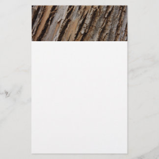 Tree Bark I Natural Abstract Textured Design Stationery