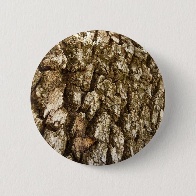 Tree Bark II Natural Textured Design 6 Cm Round Badge (Front)