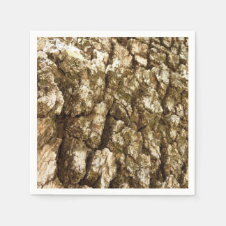 Tree Bark II Natural Textured Design Napkin