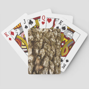 Tree Bark II Natural Textured Design Playing Cards