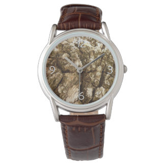 Tree Bark II Natural Textured Design Watch