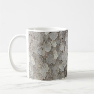 Tree bark pattern classic round sticker coffee mug