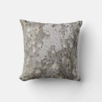 Tree bark pattern classic round sticker cushion