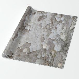 Tree bark pattern passport holder wrapping paper