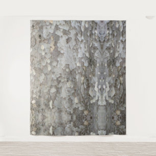 Tree bark pattern tapestry