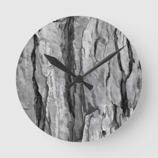 Tree Bark Texture Cool Unique Round Clock