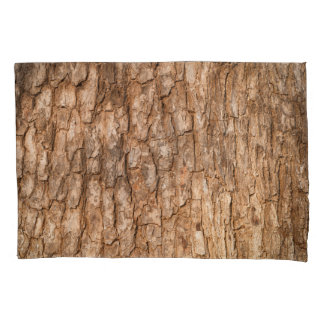 Tree bark texture, natural wood background. pillowcase