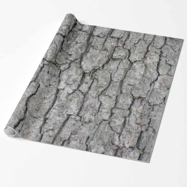 Tree Bark Wrapping Paper (Unrolled)