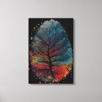 tree bird feather fingerprint, 