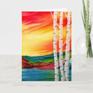 Tree Blank Greeting Card