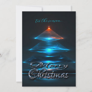 Tree Bleu Modern Fun Christmas