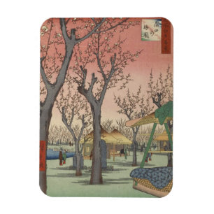 Tree Blossoms Plum Garden Japanese Magnet