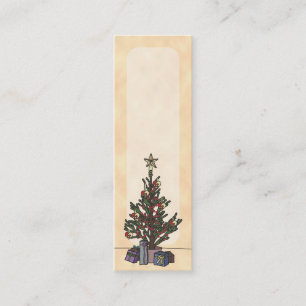 Tree, bookmarks or business card templ