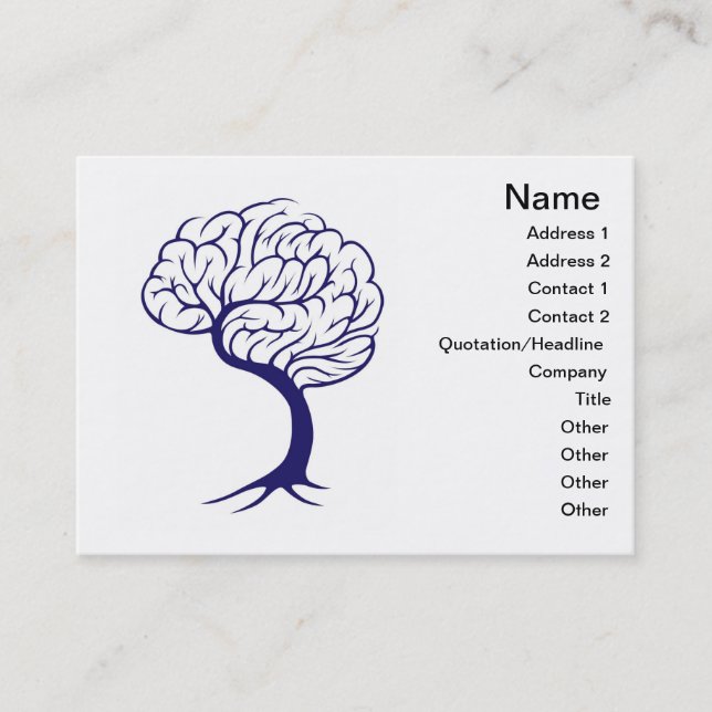 Tree brain business card (Front)