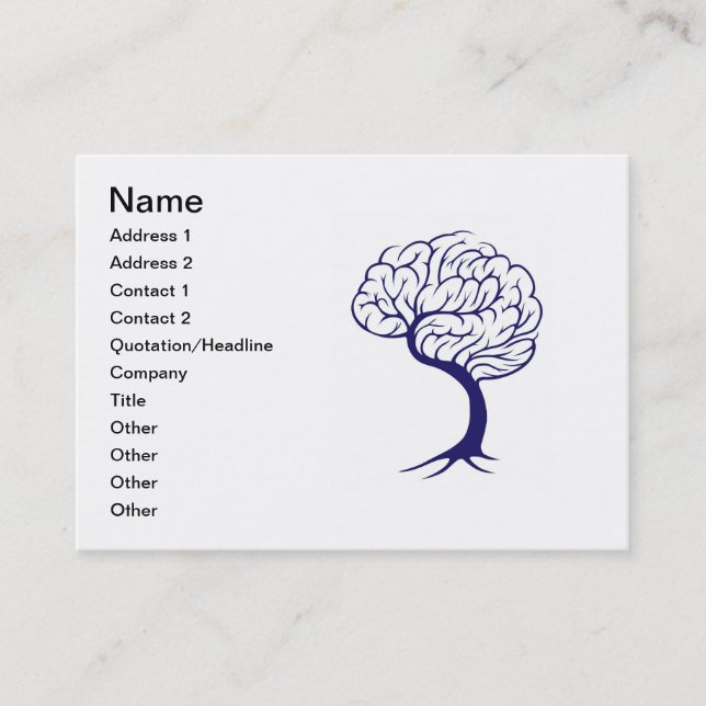 Tree brain business card (Front)