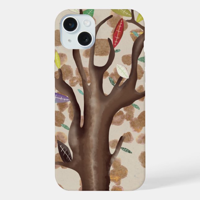 Tree branch colourful leafs Ruth Fitta  Case-Mate  iPhone Case (Back)