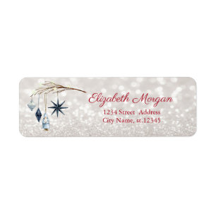 Tree Branch Decoration Glittery Bokeh