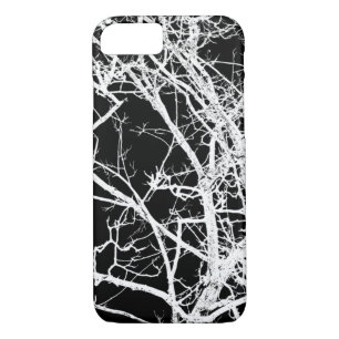 Tree branches on black background Case-Mate iPhone case