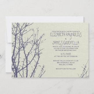 Tree Branches Wedding Invitations