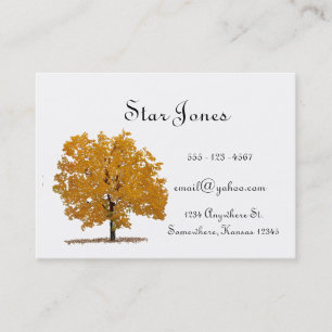 Tree Businesss card