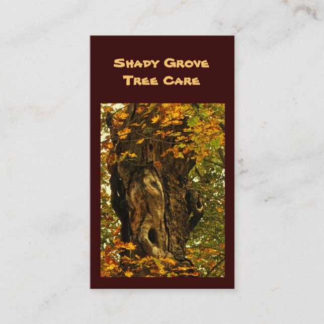 Tree Care Business Card (Front)