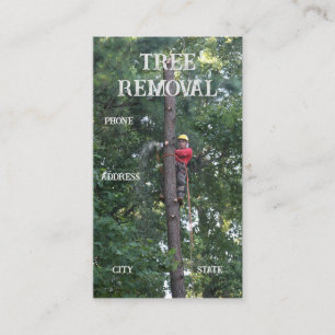 Tree Clearing Services Business Card