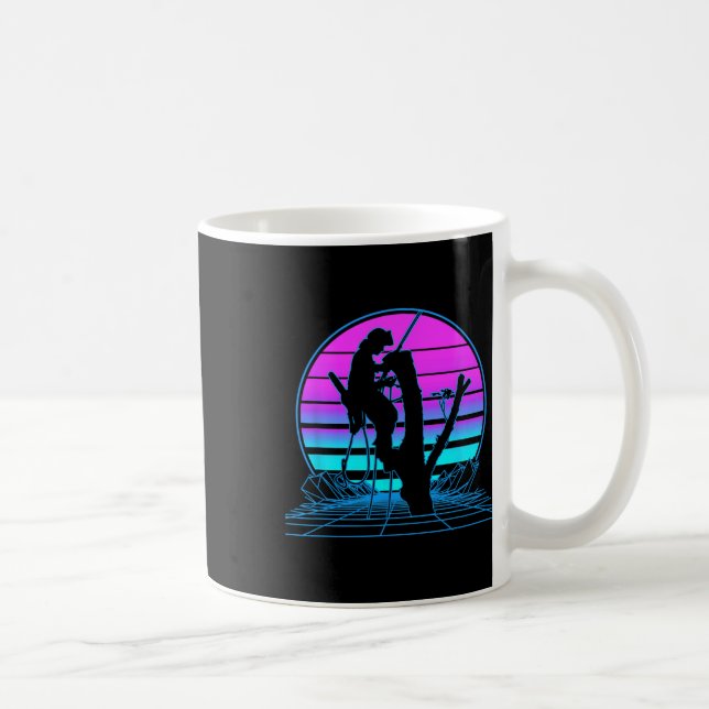 Tree Climbing Pastel Goth Vaporwave  Coffee Mug (Right)