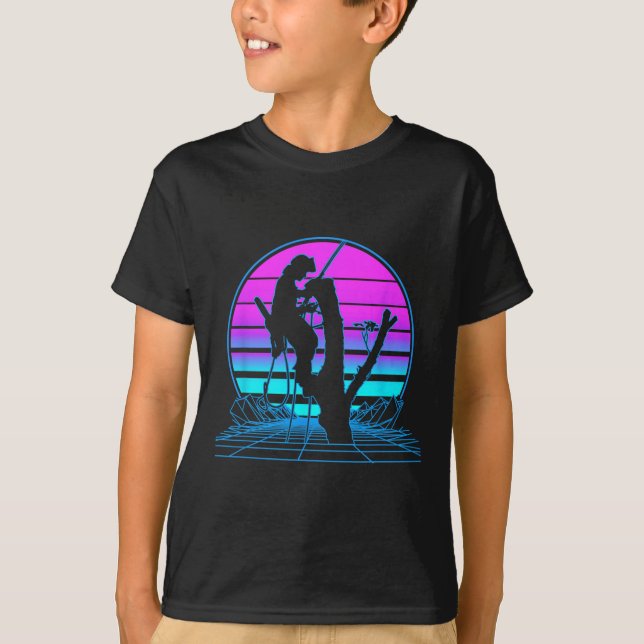 Tree Climbing Pastel Goth Vaporwave  T-Shirt (Front)