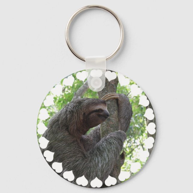 Tree Climbing Sloth Keychain (Front)