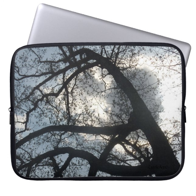 Tree Cloud Laptop Sleeve (Front)